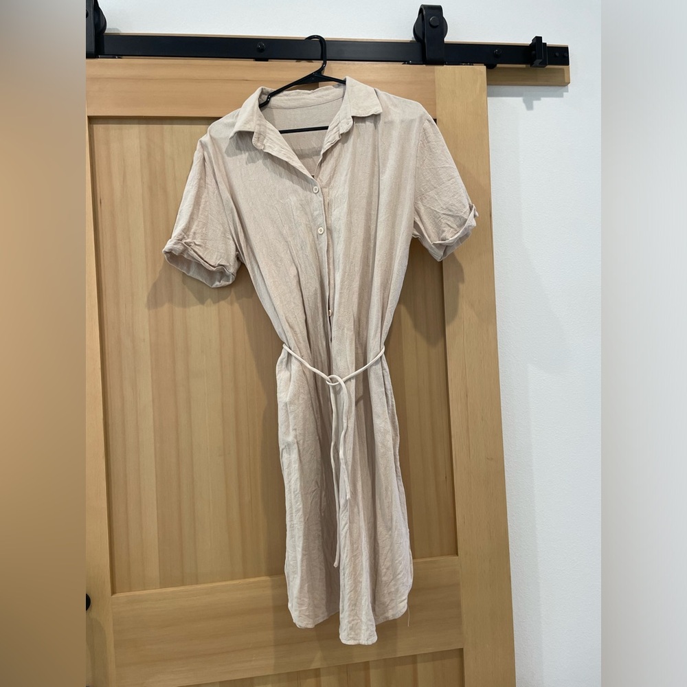 Cotton Button Dress